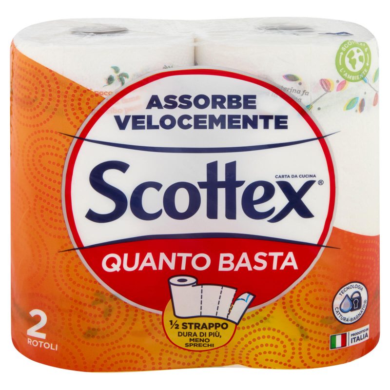 Scottex Quanto Basta Carta da Cucina 2 Pz