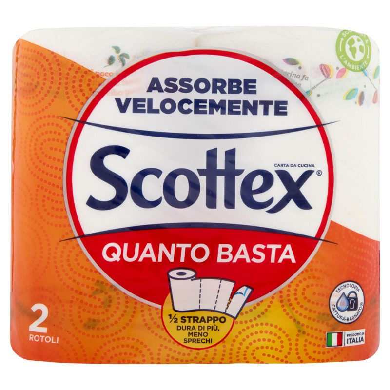 Scottex Quanto Basta Carta da Cucina 2 Pz