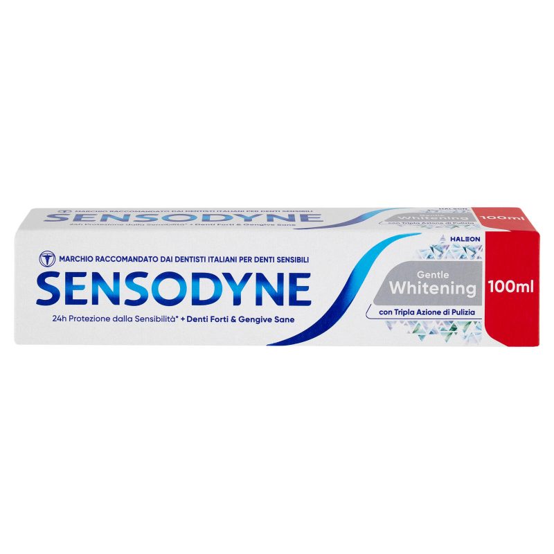 Sensodyne Dentifricio Gentle Whitening per Denti Sensibili, Effetto Sbiancante 100 ml