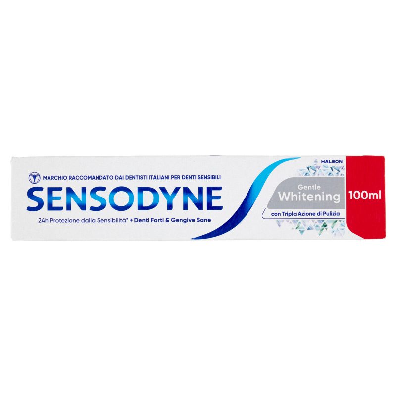 Sensodyne Dentifricio Gentle Whitening per Denti Sensibili, Effetto Sbiancante 100 ml