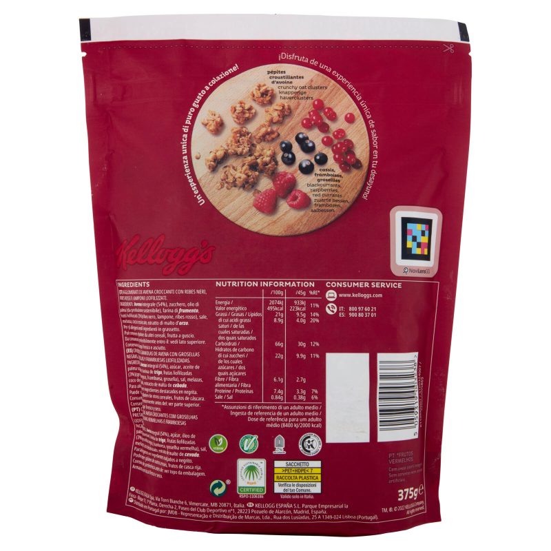 Kellogg's Extra Frutti Rossi 375 g