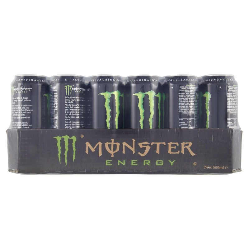 Monster green da 0,5 l confezione da 24