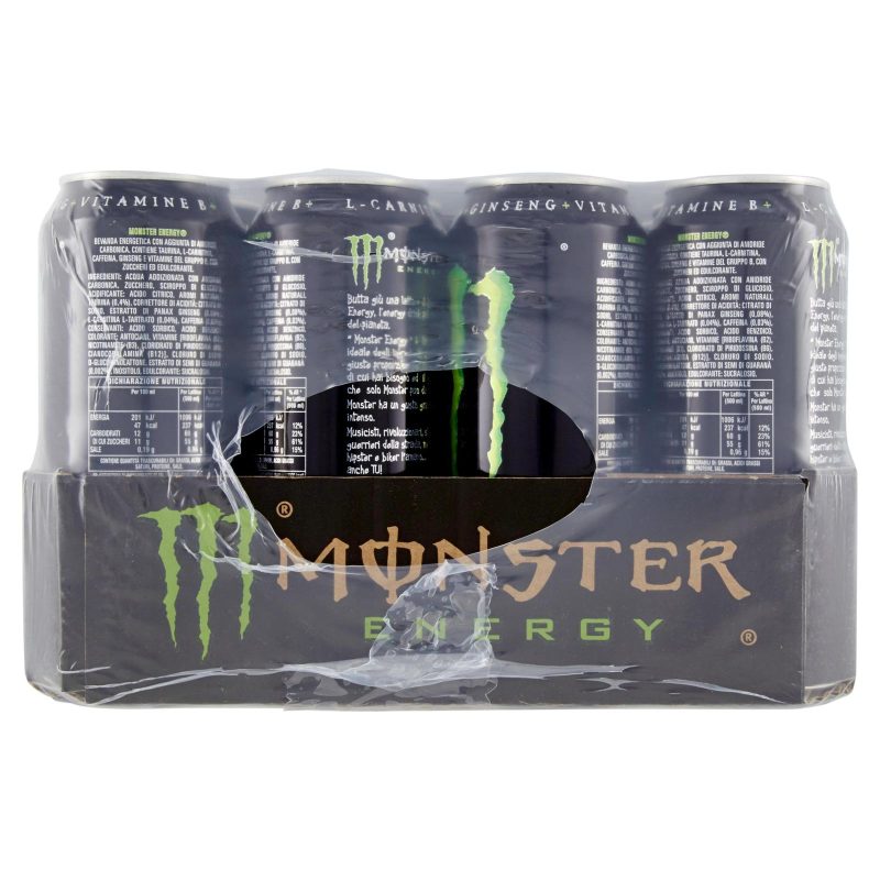 Monster green da 0,5 l confezione da 24