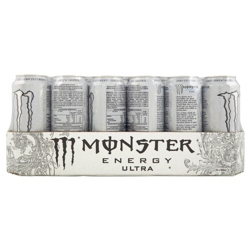 Monster Ultra White lattine da 500ml confezione da 24