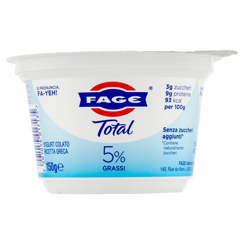 Fage Total 5% Grassi 150 g