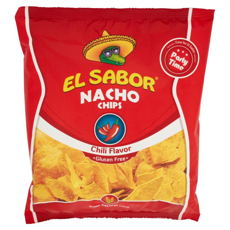 El Sabor Nacho Chips Chili Flavor 225 g