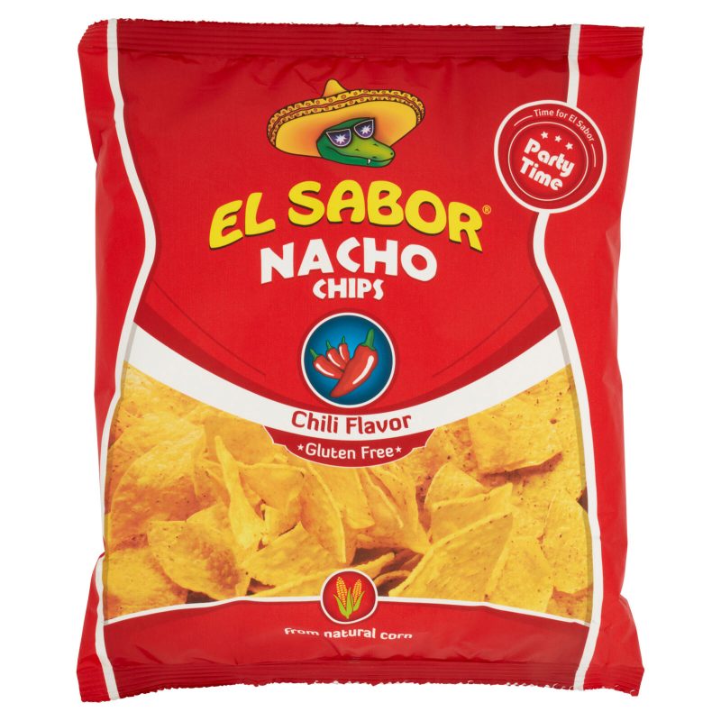 El Sabor Nacho Chips Chili Flavor 225 g