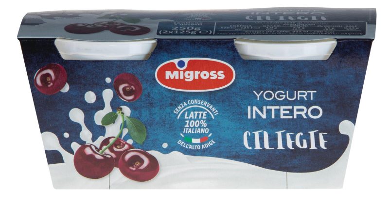 Migross Yogurt Intero alla Ciliegia 2x125 g