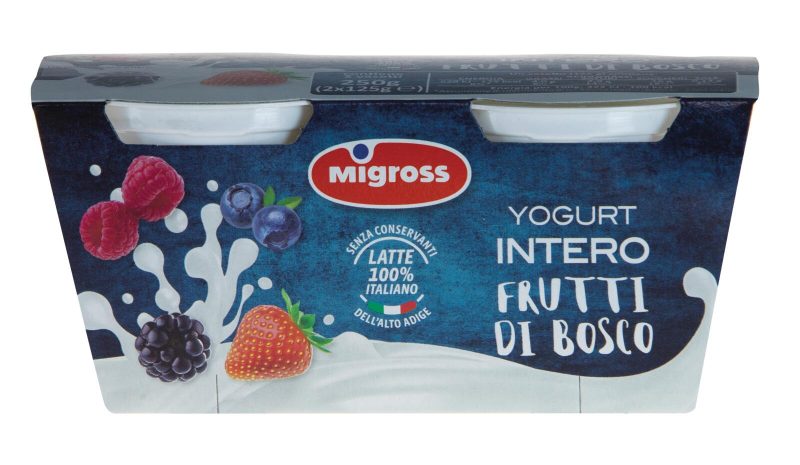 Migross Yogurt Intero Frutti di Bosco 2x125 g