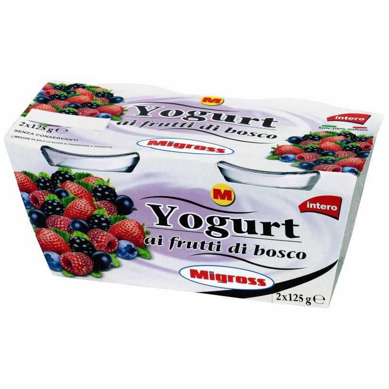 Migross Yogurt Intero Frutti di Bosco 2x125 g