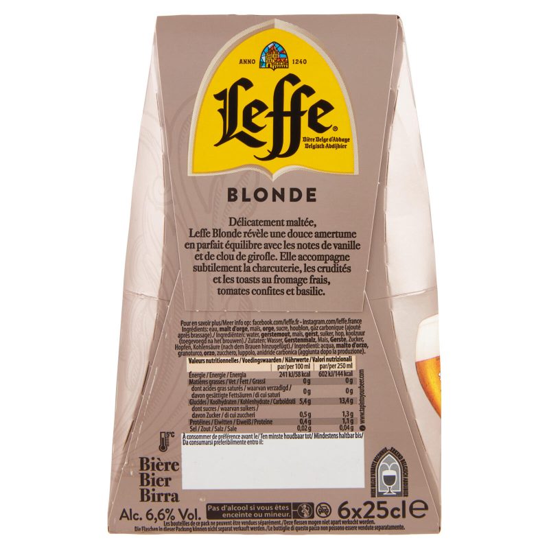 LEFFE Blonde 6x25 cl