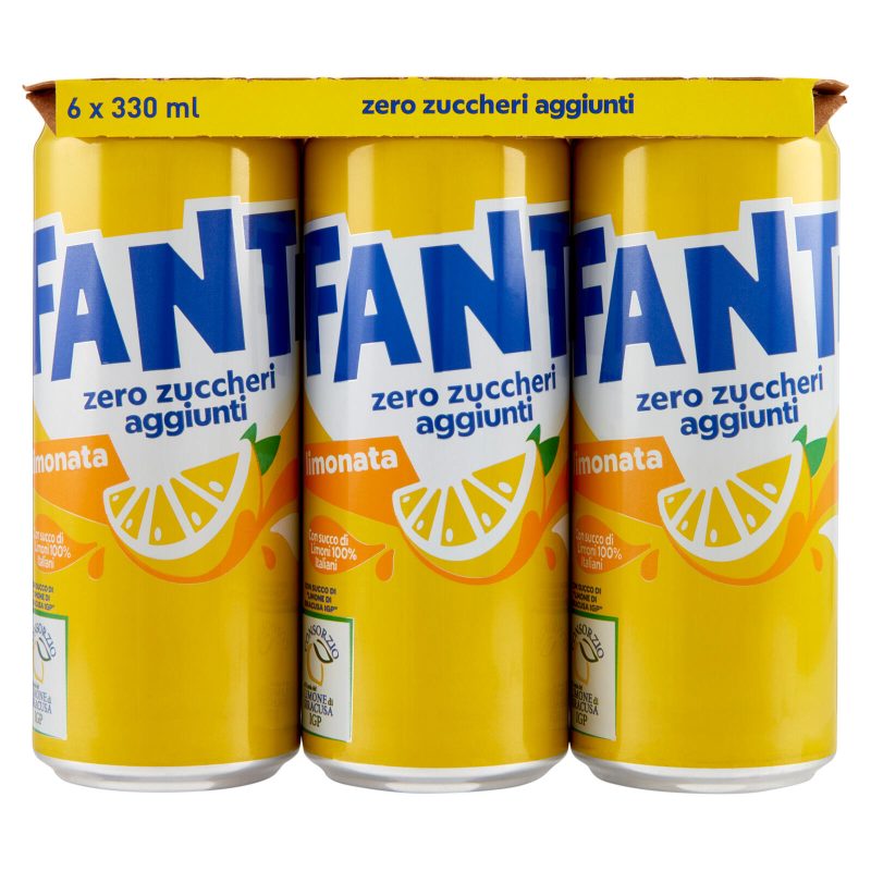 Fanta Zero Lemon 6 x 33 cl