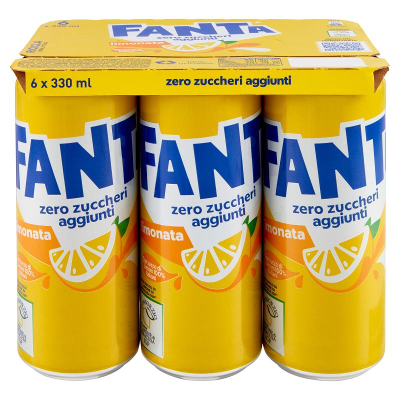 Fanta Zero Lemon 6 x 33 cl