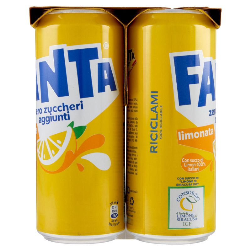 Fanta Zero Lemon 6 x 33 cl