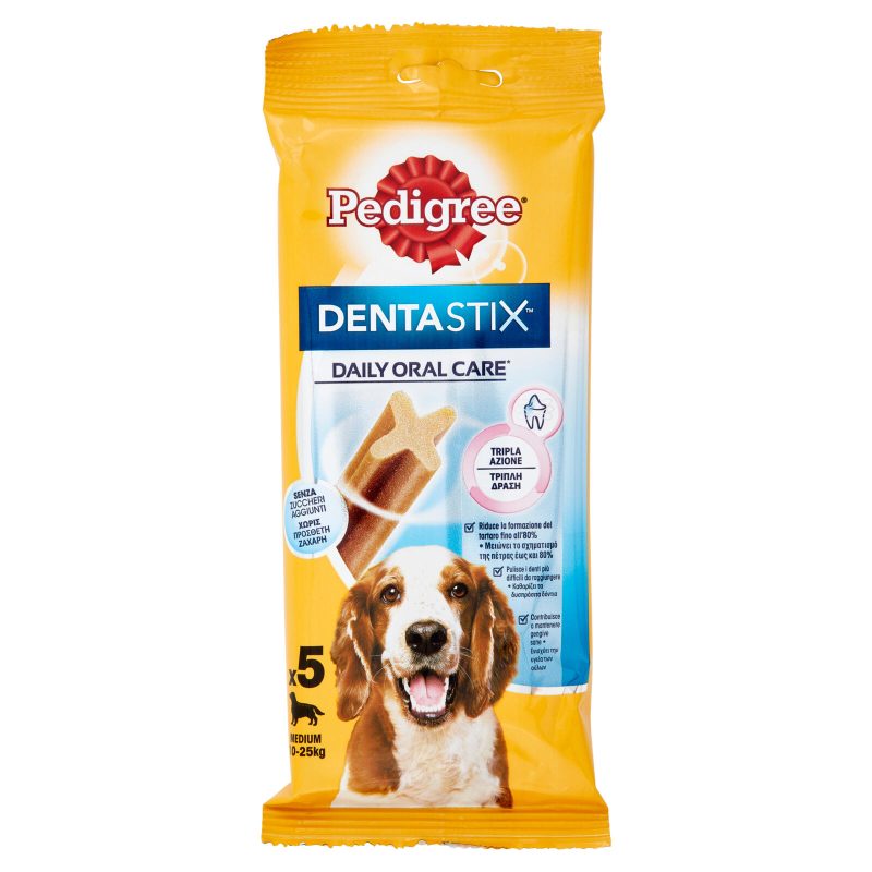 Pedigree Dentastix Snack per igiene orale Cane Medio 5 Pezzi 128 g