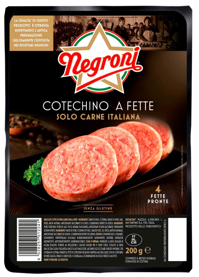 Negroni Cotechino a Fette 200 g