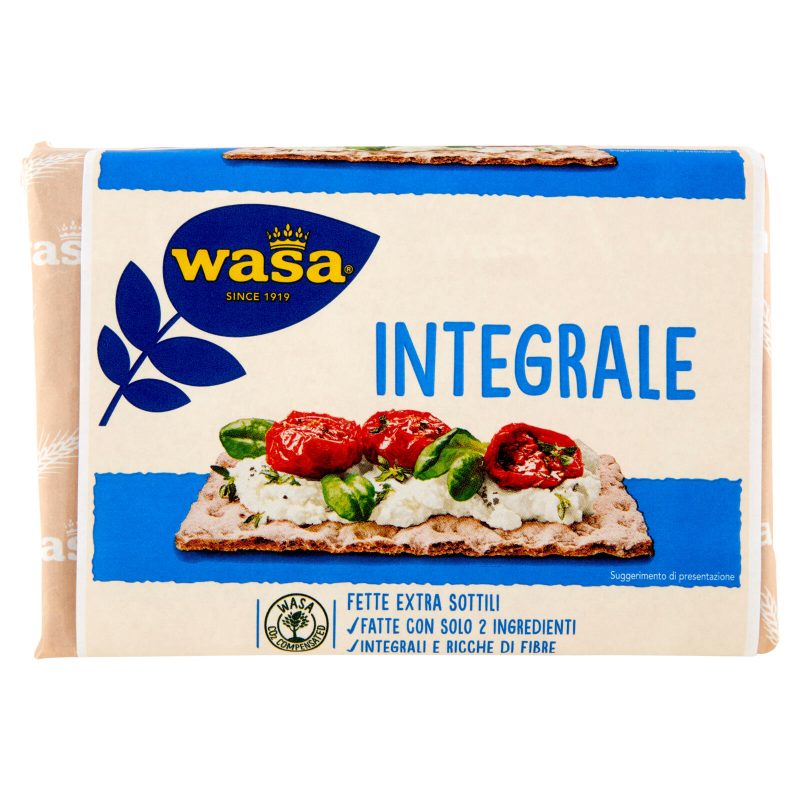 Wasa Integrale Cracker con Solo Due Ingredienti 270 g