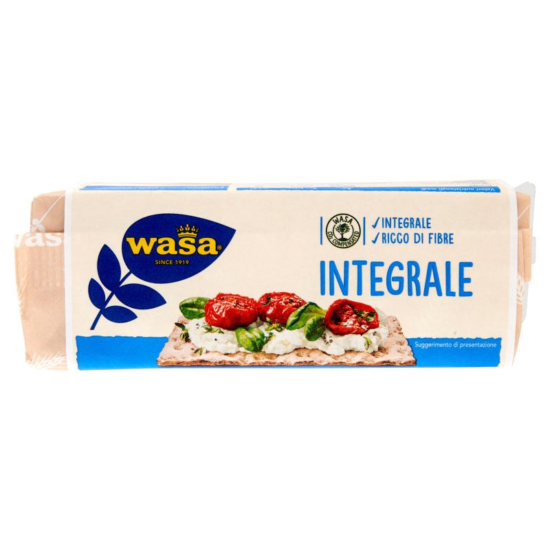 Wasa Integrale Cracker con Solo Due Ingredienti 270 g