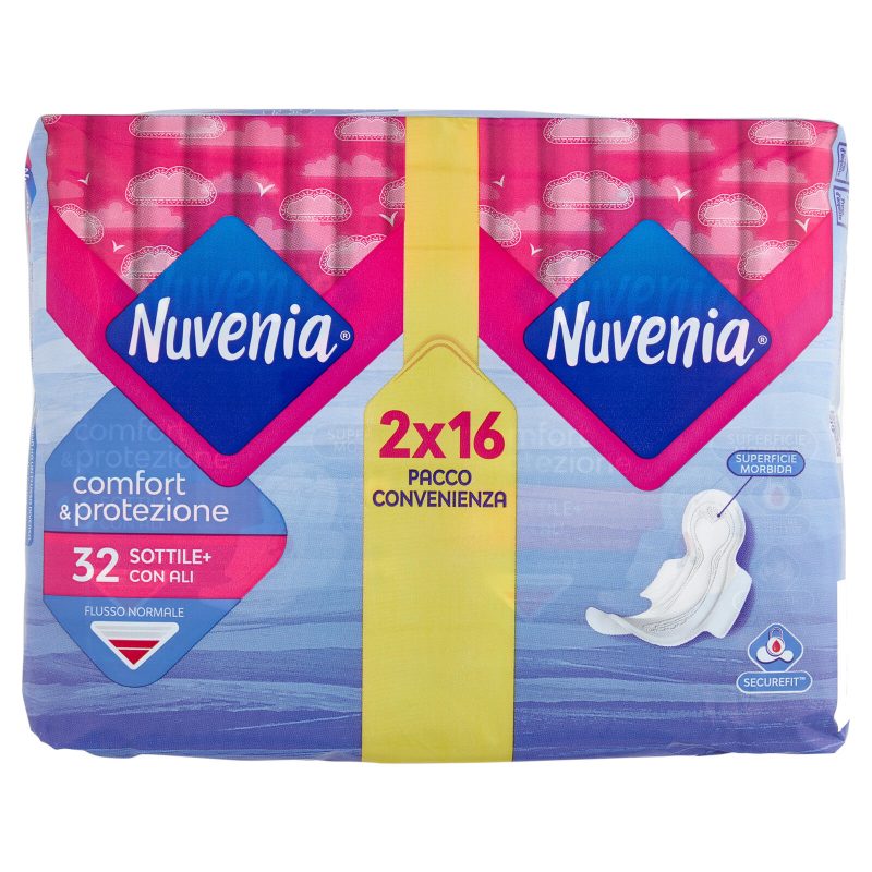 Nuvenia comfort & protezione Sottile+ con Ali 2 x 16 pz