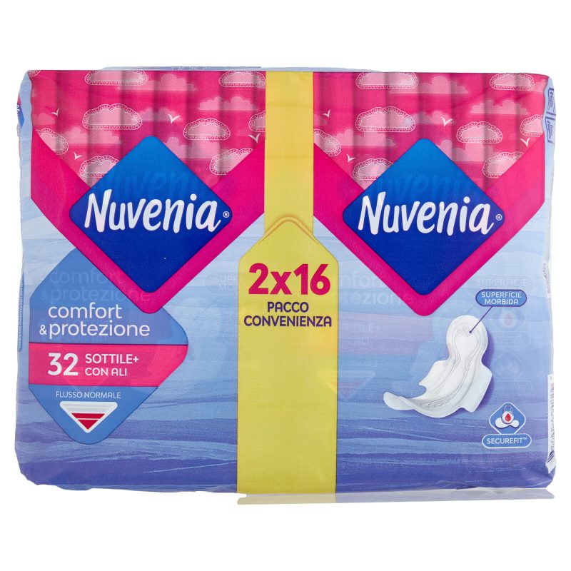 Nuvenia comfort & protezione Sottile+ con Ali 2 x 16 pz