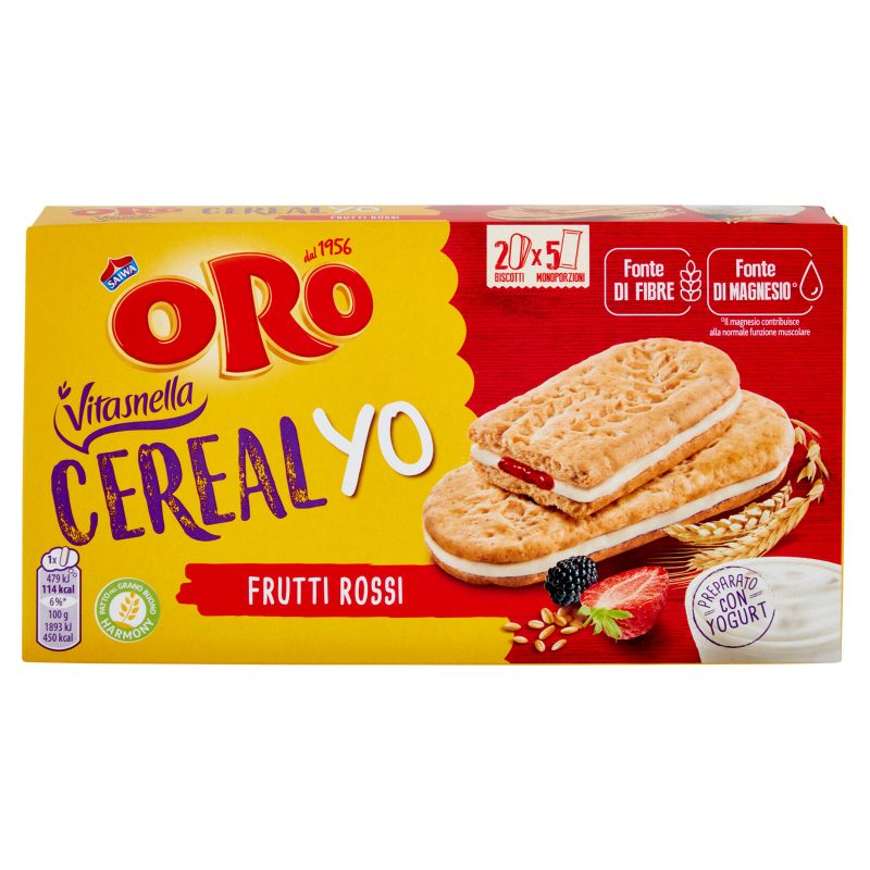 Oro Saiwa Vitasnella Cereal Yo Frutti Rossi 253 g