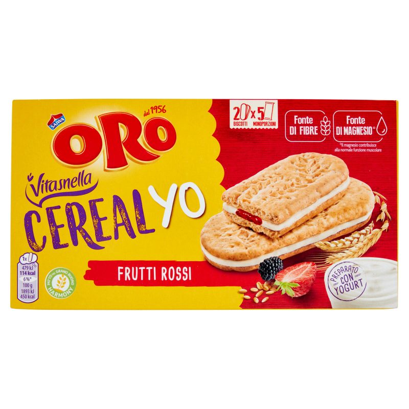 Oro Saiwa Vitasnella Cereal Yo Frutti Rossi 253 g