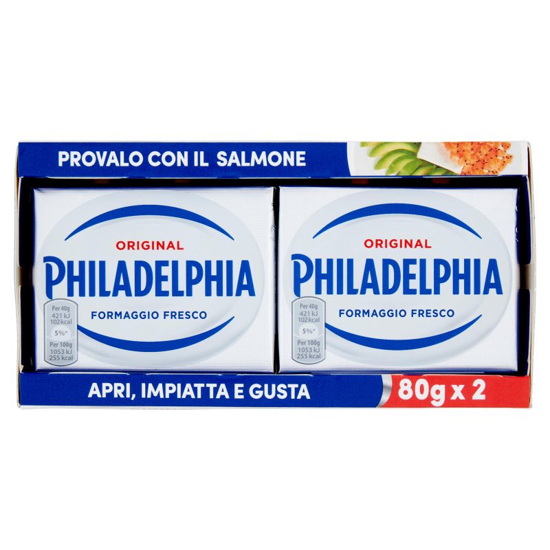 Philadelphia Original formaggio fresco spalmabile - 80g x 2