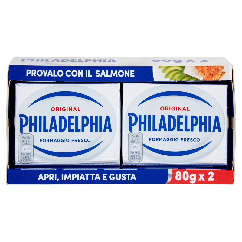 Philadelphia Original formaggio fresco spalmabile - 80g x 2