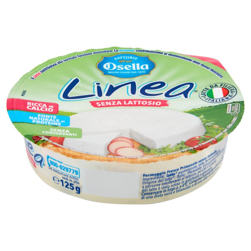 Fattorie Osella Linea formaggio fresco primosale Senza Lattosio -  125 g