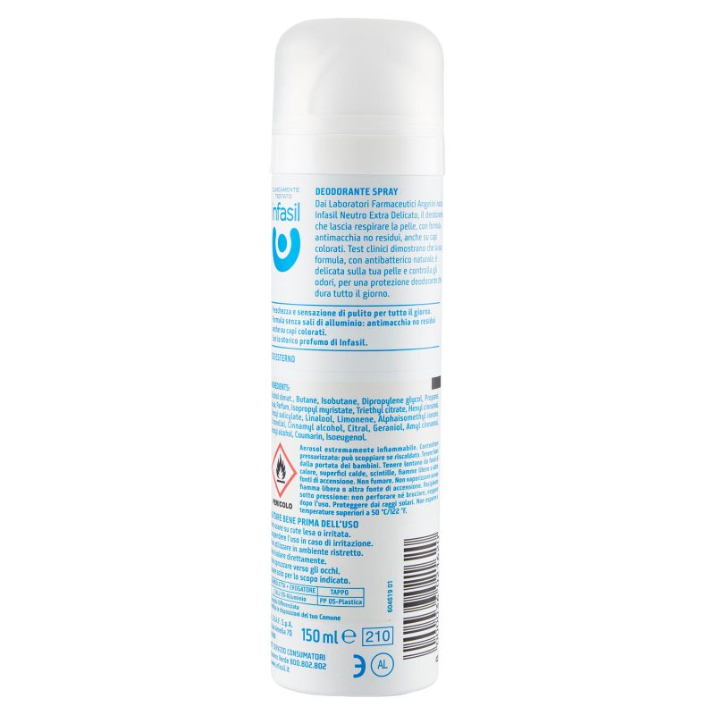 infasil Deospray Neutro Extra Delicato 150 ml