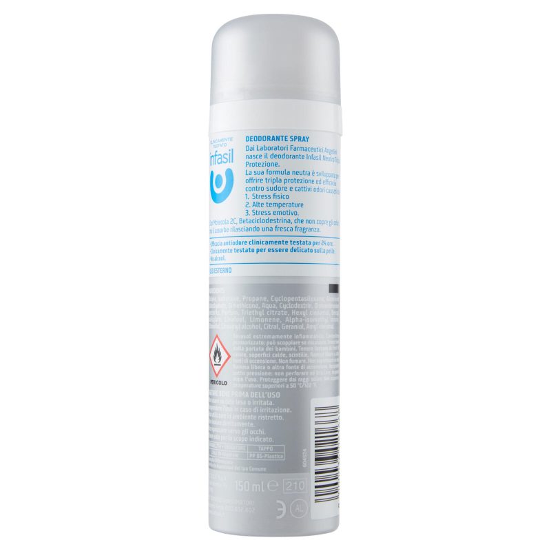 infasil Deospray Neutro Tripla Azione 150 ml