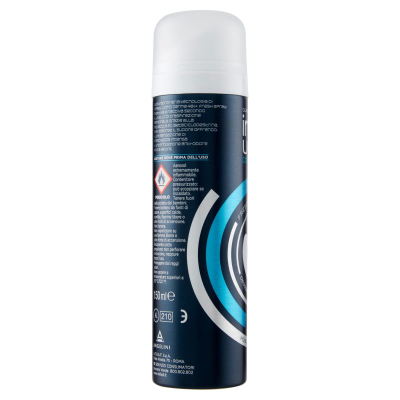 infasil Uomo Derma48H Deospray fresh 150 ml