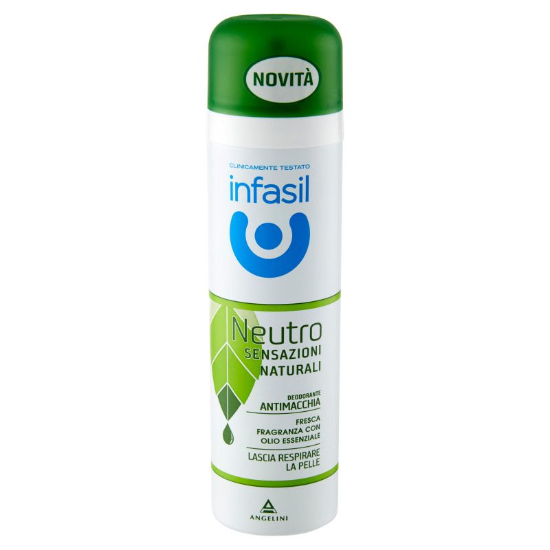 Infasil Deospray Neutro Sensazioni Naturali Olio Essenziale 150 ml