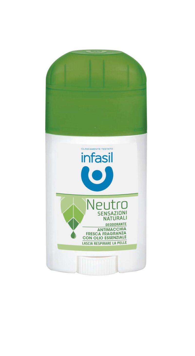 Infasil Deostick Neutro Sensazioni Naturali Olio Essenziale 40 ml