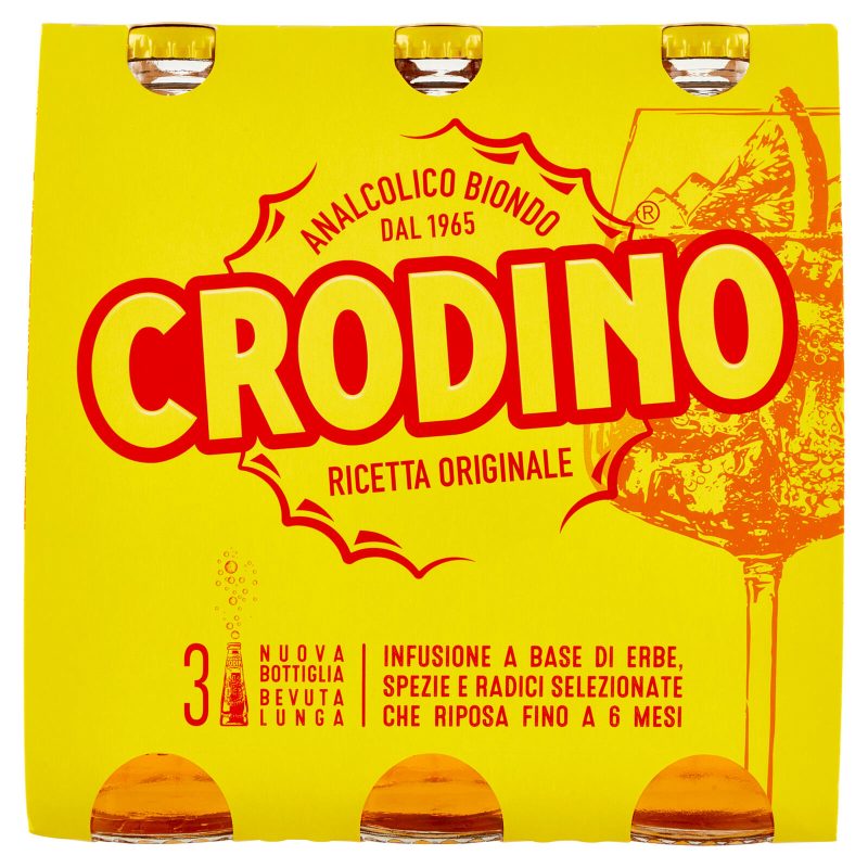 Crodino Analcolico Biondo 3x17,5 cl