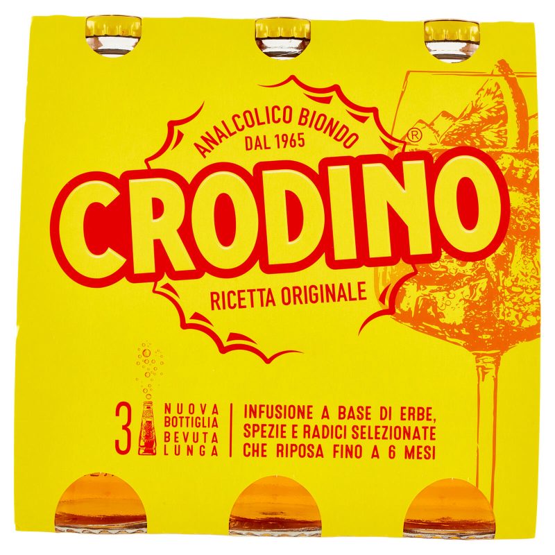 Crodino Analcolico Biondo 3x17,5 cl