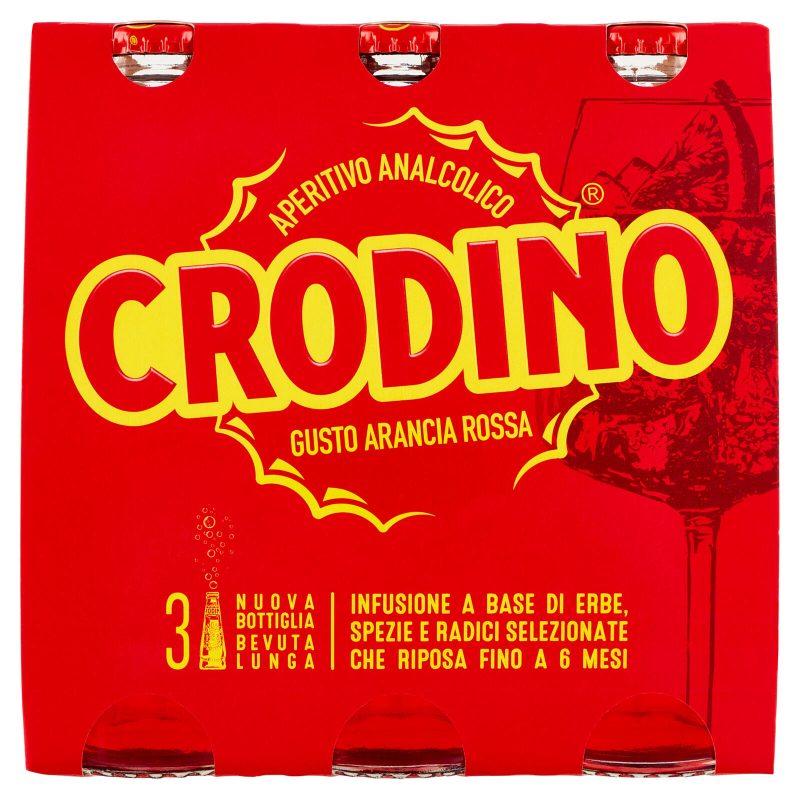 Crodino Gusto Arancia Rossa 3x17,5 cl