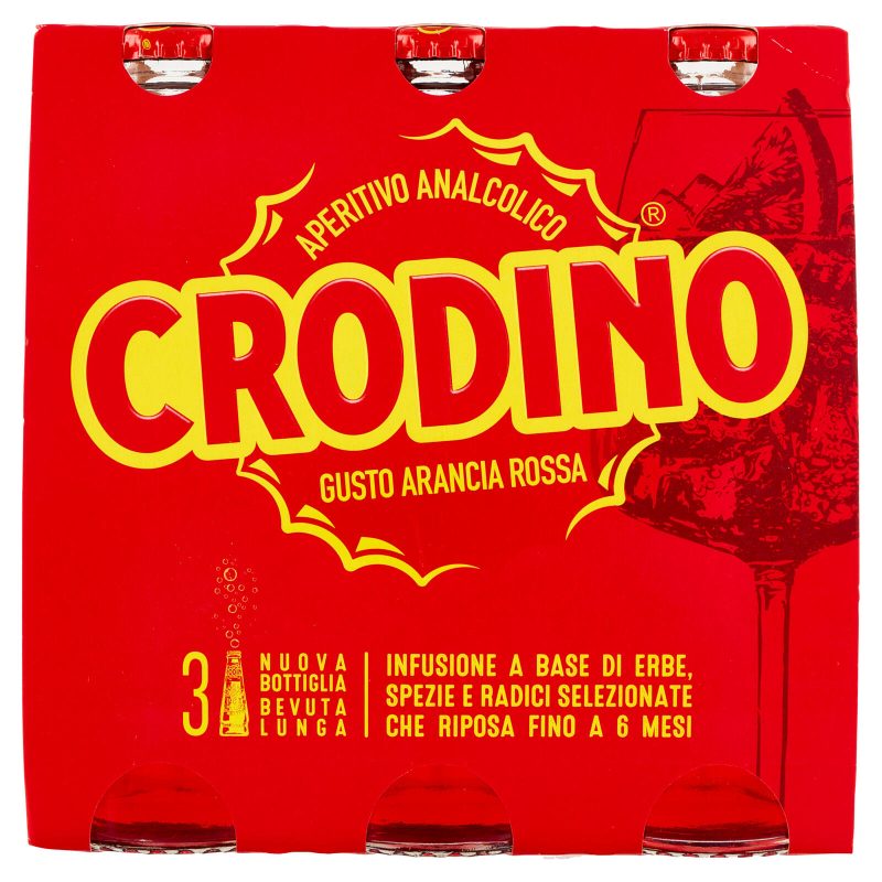 Crodino Gusto Arancia Rossa 3x17,5 cl