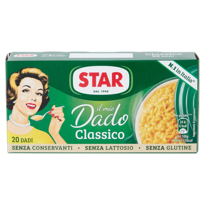 Star il mio Dado Classico 20 Dadi 200 g