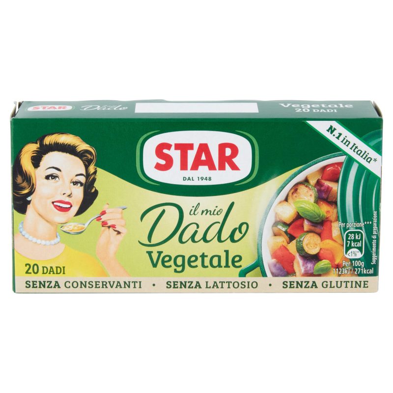 Star il mio Dado Vegetale 20 Dadi 200 g