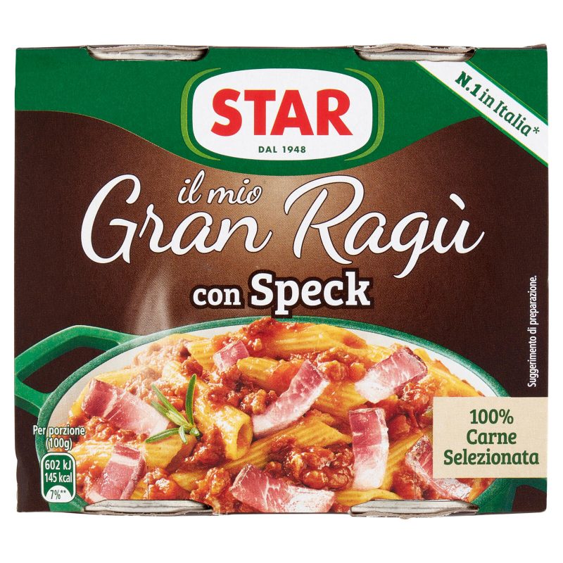 Star il mio Gran Ragù con Speck 2 x 180 g