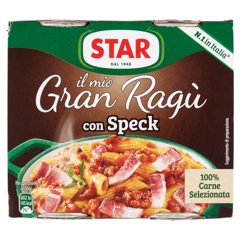 Star il mio Gran Ragù con Speck 2 x 180 g