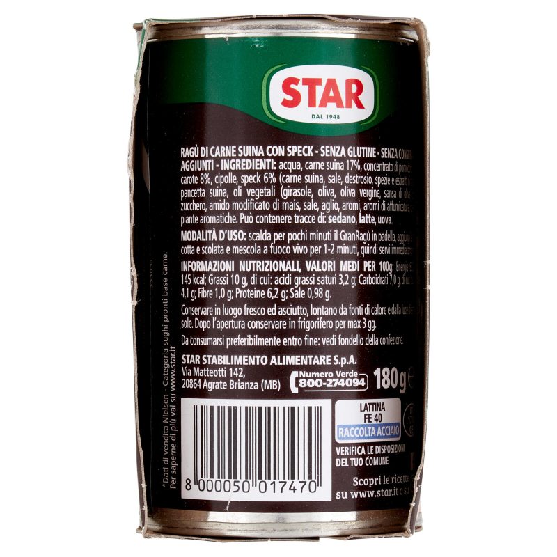 Star il mio Gran Ragù con Speck 2 x 180 g