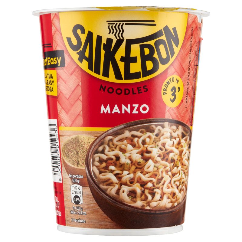 Saikebon Noodles Manzo 60 g