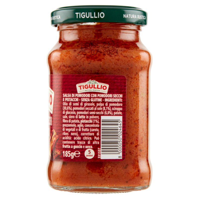 Tigullio Pomodori Secchi e Pistacchi 185 g