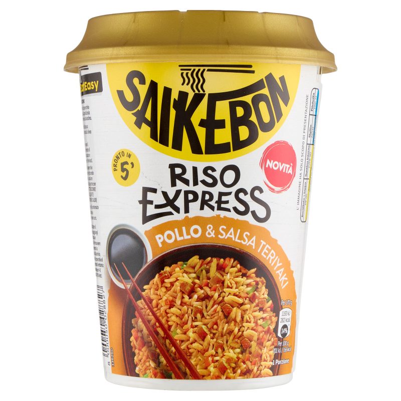 Saikebon Riso Express Pollo & Salsa Teriyaki 83 g