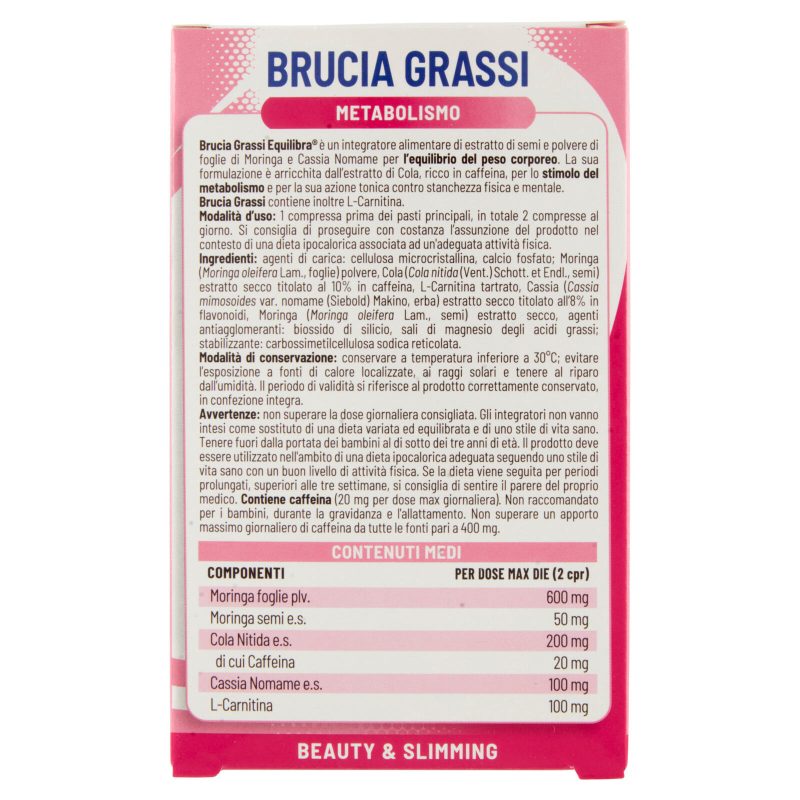 equilibra Brucia Grassi Metabolismo Compresse 40 x 900 mg