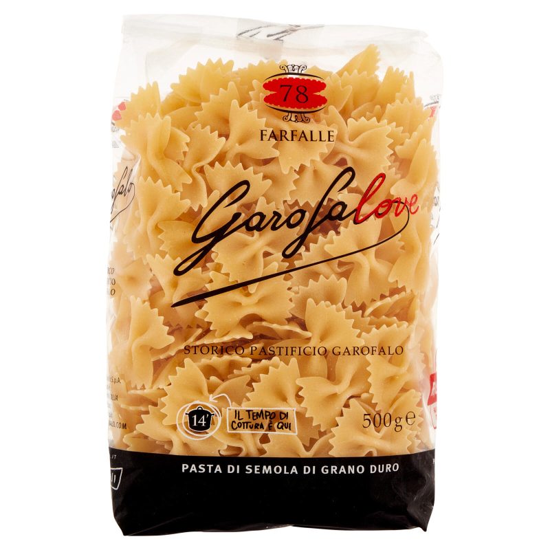 Garofalo Farfalle 78 Pasta di Semola di Grano Duro 500 g