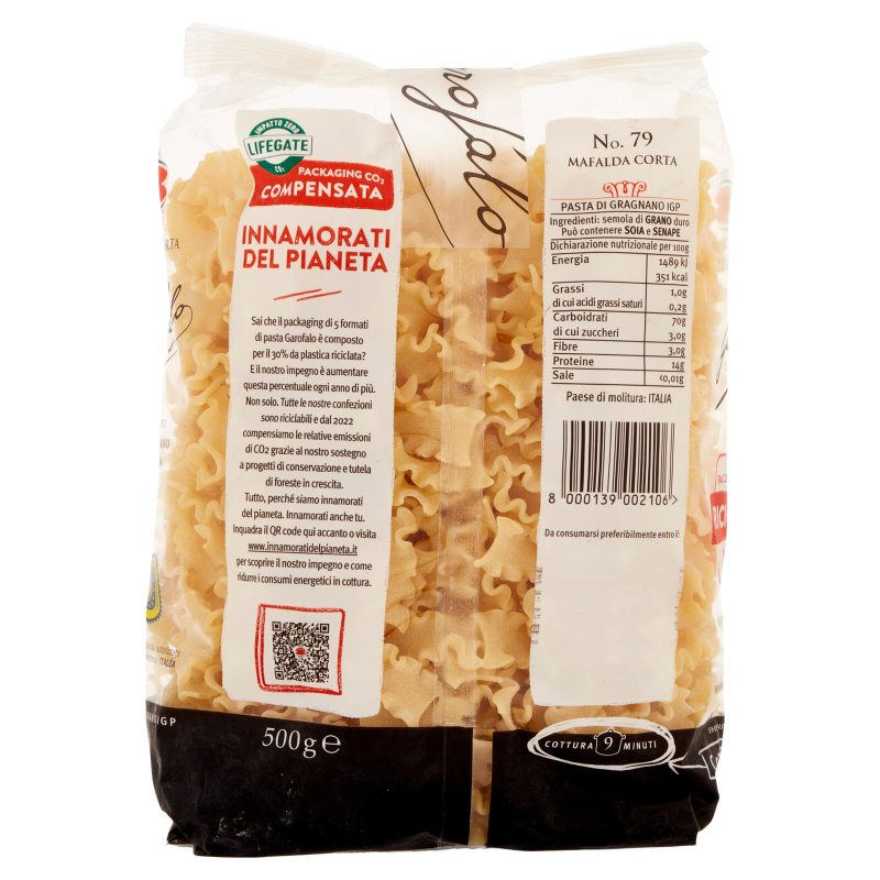 Garofalo Mafalda Corta 79 Pasta di Gragnano IGP 500 g