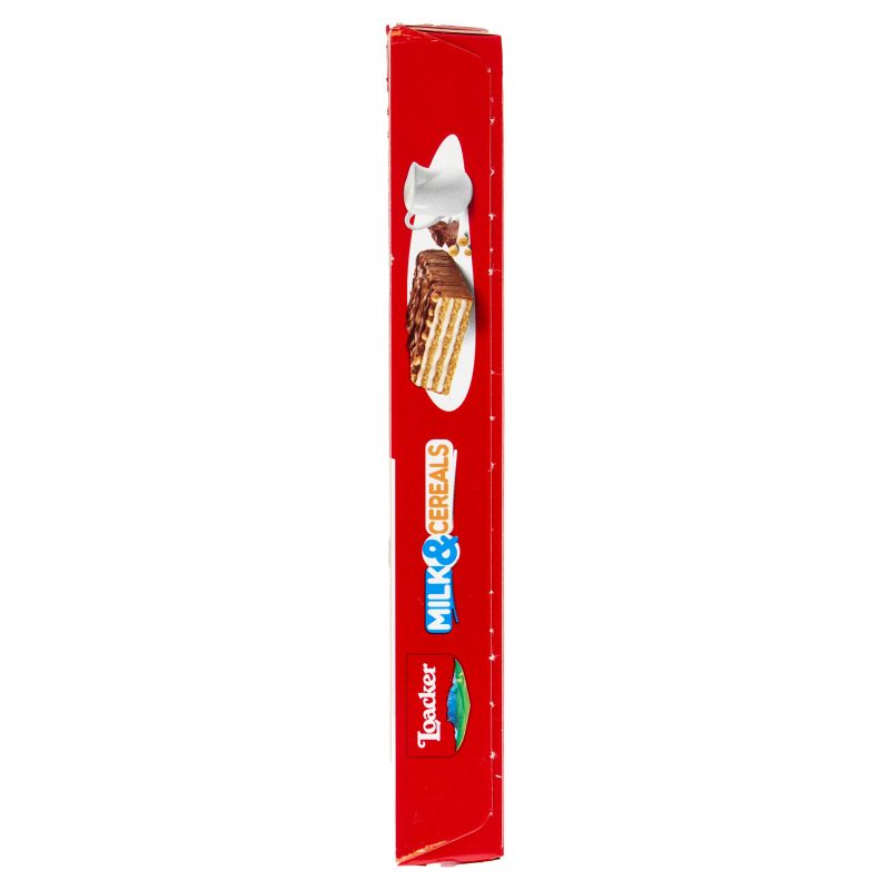 Loacker Milk & Cereals Barrette di Wafer e Cioccolato al Latte 4x25 g